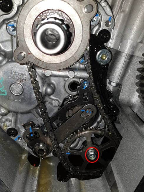 Procédure amorçage pompe huile ZX-10R