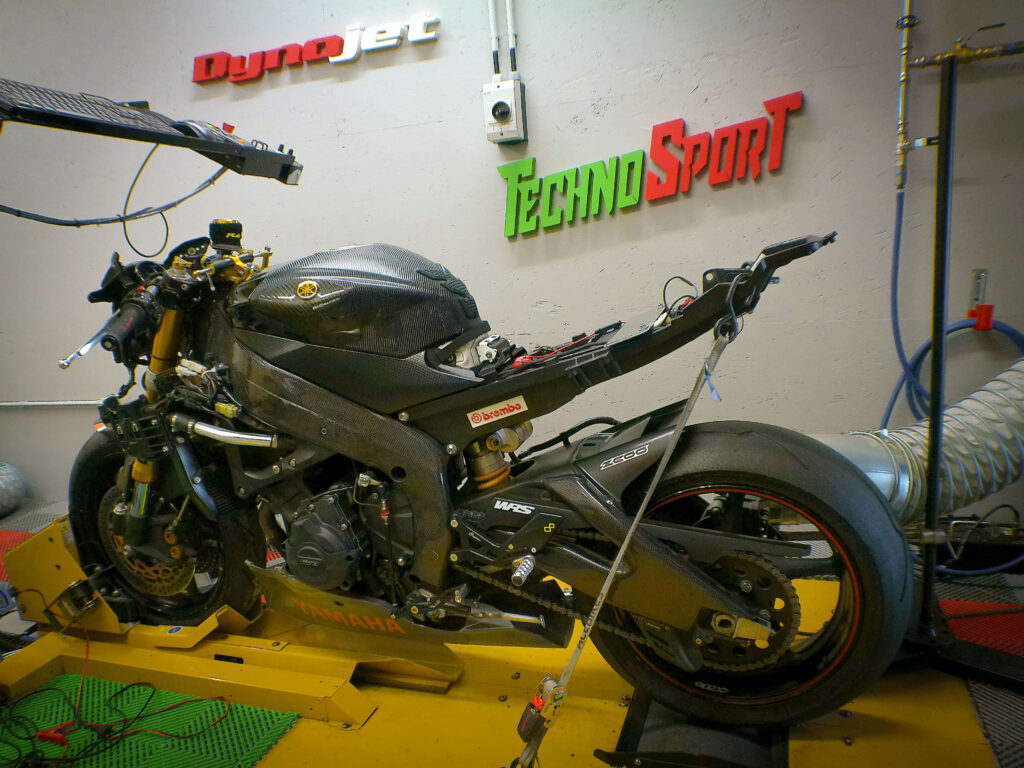 Cartographie Yamaha R6 piste