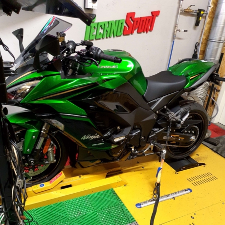 Reprogrammation moteur KAWASAKI 1100SX banc puissance